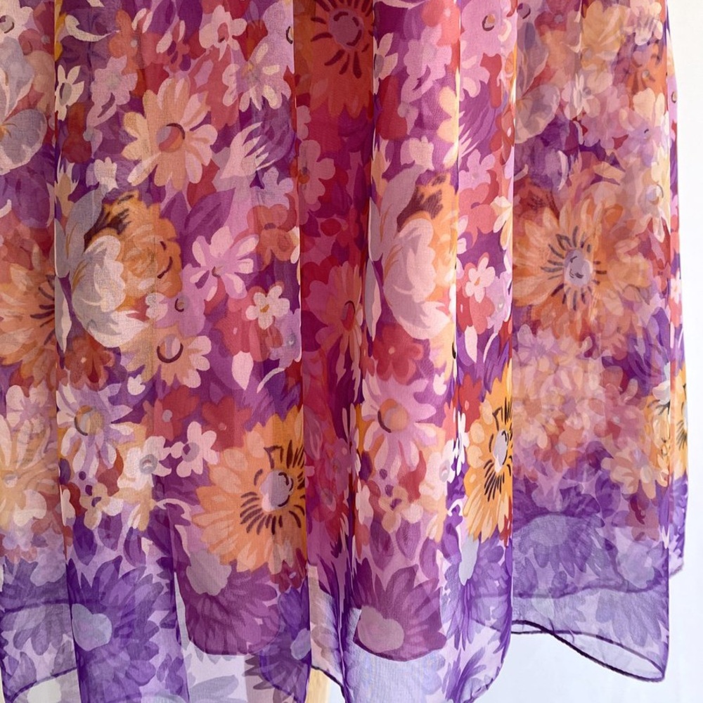 Vtg Enchanted Aster Dress S - Picture 3 of 7